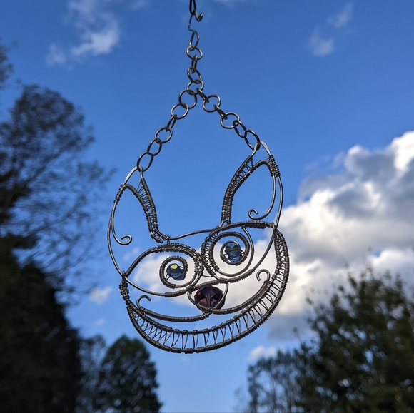 Artisan Suncatcher Ornament Cheshire Cat - Picture 3 of 12